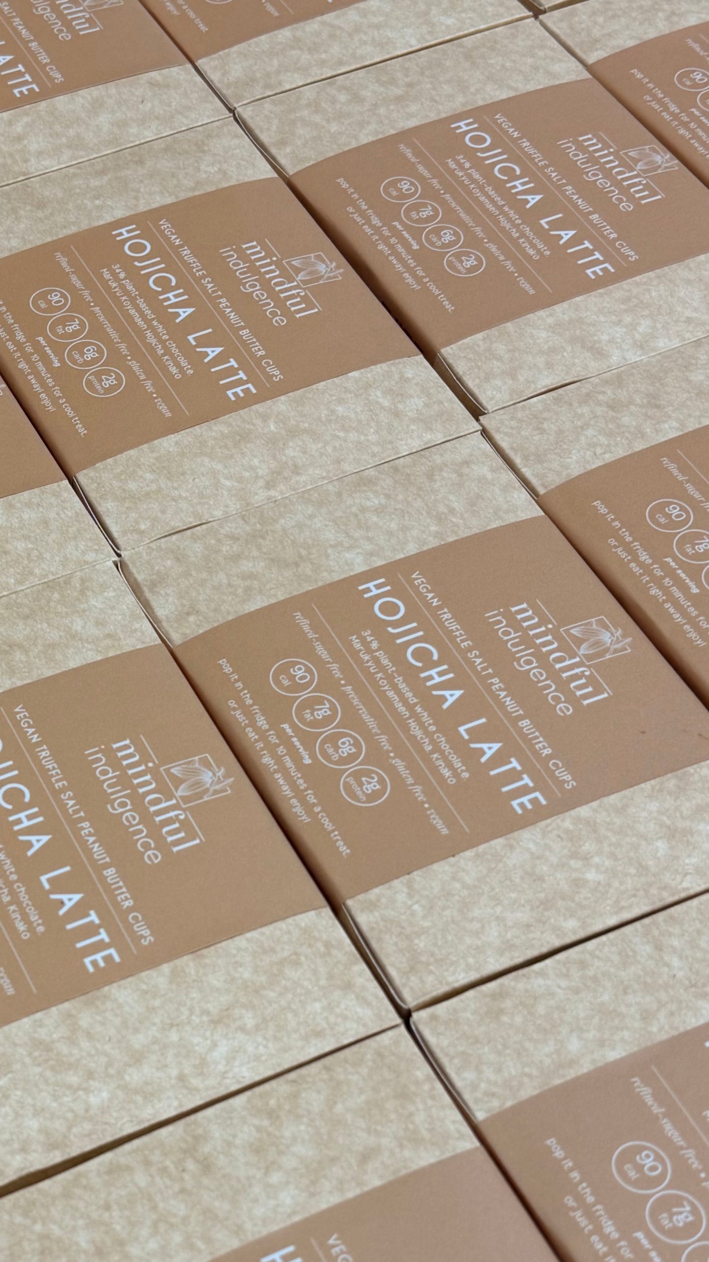 Hojicha Latte Peanut Butter Cups